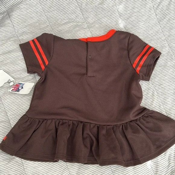 NFL Cleveland browns baby girl outfit size 18 months - Picture 4 of 8